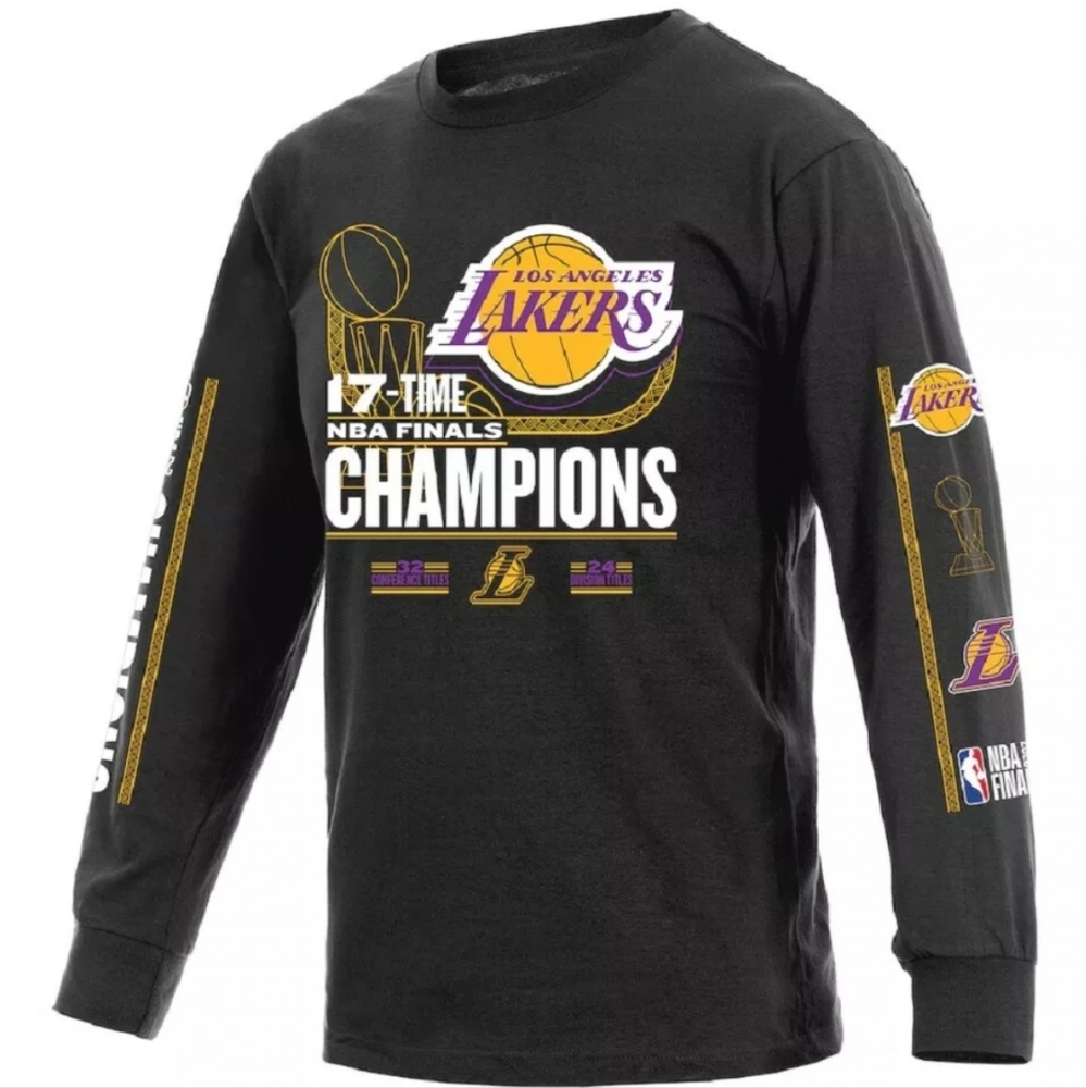 Los Angeles Lakers Fanatics Branded 17-Time NBA Finals Champions Long Sleeve